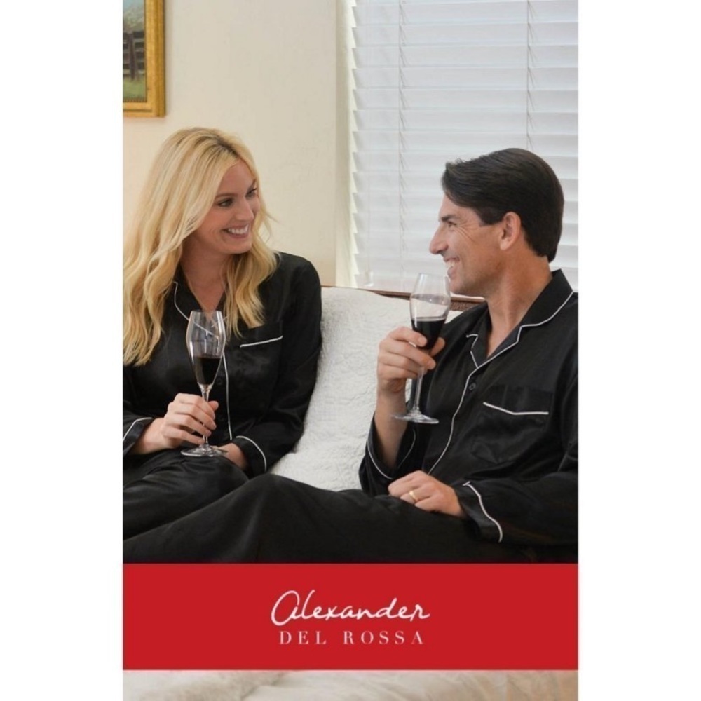 Alexander Del Rossa Satin
Pajamas with Pockets, PJ and Matching Sleep
Ma… - Picture 5 of 6